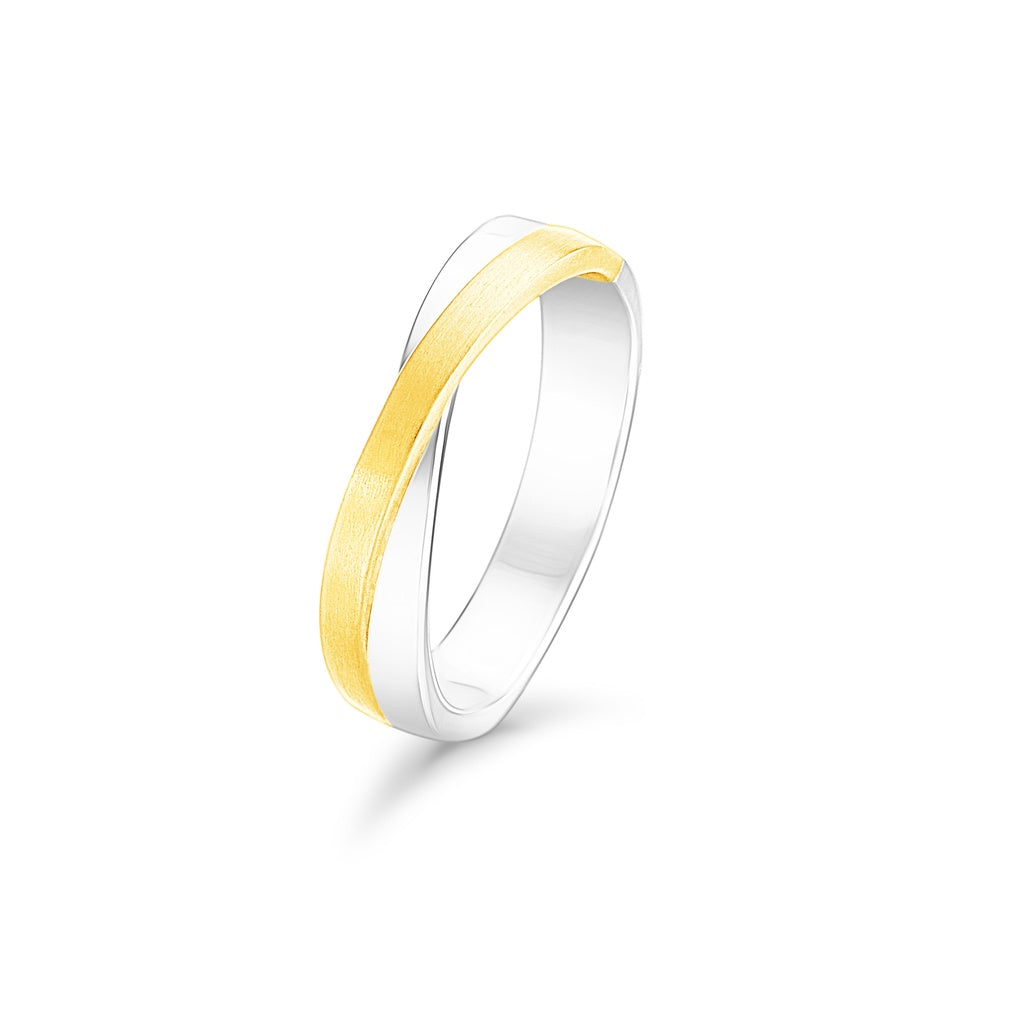 POH KONG 950 Platinum & 750 Gold Love Collection Couple Ring