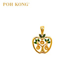 POH KONG 916/22K Yellow Gold Auspicious Prosperous Serenity Pendant