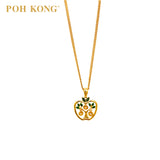 POH KONG 916/22K Yellow Gold Auspicious Prosperous Serenity Pendant