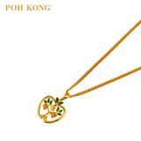 POH KONG 916/22K Yellow Gold Auspicious Prosperous Serenity Pendant