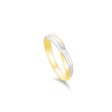 POH KONG 750/18K Gold & White Gold Love Collection Couple Ring