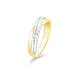 POH KONG 750/18K Gold & White Gold Love Collection Couple Ring