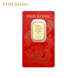 POH KONG 999.9/24K Bar Emas Naga Emas Tulen (3g)