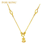 POH KONG 916/22K Kalung Loket Lebah Emas Kuning Cantik