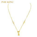 POH KONG 916/22K Kalung Loket Lebah Emas Kuning Cantik