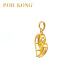 POH KONG 750/18K Gold & White Gold Mix Heart Pendant