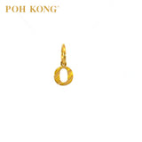 POH KONG 916/22K Yellow Gold Exquisite Alphabet Pendant O