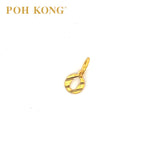 POH KONG 916/22K Yellow Gold Exquisite Alphabet Pendant O