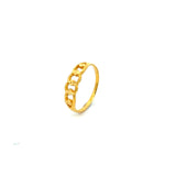 Cincin Empat Bulatan Emas Kuning POH KONG 916/22K