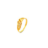 POH KONG 916/22K Gold 3D Rotating Ring