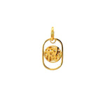 POH KONG 916/22K Yellow Gold Fortune Pendant