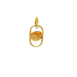 POH KONG 916/22K Yellow Gold Fortune Pendant