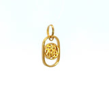 POH KONG 916/22K Yellow Gold Fortune Pendant