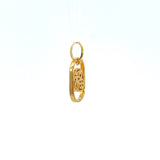 POH KONG 916/22K Yellow Gold Fortune Pendant