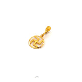 POH KONG 916/22K Yellow Gold Swastika Pendant