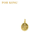 POH KONG 916/22K Yellow Gold Flowers Pendant