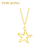 POH KONG 916/22K Yellow Gold Trendy Star Pendant