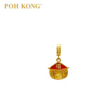 POH KONG 916/22K Emas Kuning Kelimpahan Loket Emas 《黄金满屋》吊坠 (2023)