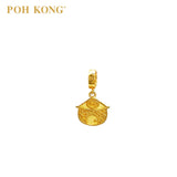 POH KONG 916/22K Emas Kuning Kelimpahan Loket Emas 《黄金满屋》吊坠 (2023)