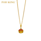 POH KONG 916/22K Yellow Gold Auspicious Abundance of Gold Pendant