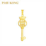 POH KONG 916/22K Auspicious Abacus Key Pendant