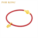 POH KONG 916/22K Emas Happy Love Longevity Nut Charm