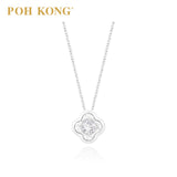 POH KONG 750/18K Emas Putih D'First Berlian Kalung