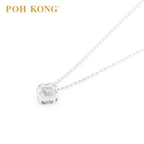 POH KONG 750/18K Emas Putih D'First Berlian Kalung