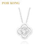 POH KONG 750/18K Emas Putih D'First Berlian Kalung