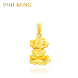 POH KONG 916/22K Yellow Gold Auspicious Rodent of Fortune Pendant