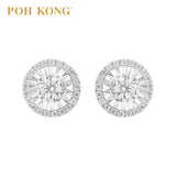 POH KONG 750/18K White Gold D'First Diamond Earrings