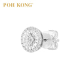 POH KONG 750/18K White Gold D'First Diamond Earrings