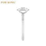 POH KONG 750/18K White Gold D'First Diamond Ring