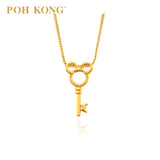 POH KONG Disney Go Local 916/22K Gold Mickey Key Pendant