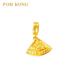 POH KONG Karya Anggun 916/22K Yellow Gold Kuih Kapit Charm/Pendant