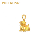 POH KONG 916/22K Gold Auspicious Yellow Gold Golden PIXIU Pendant (2016)