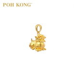 POH KONG 916/22K Gold Auspicious Yellow Gold Golden PIXIU Pendant (2016)