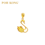 POH KONG 916/22K Gold Happy Love Swam Pendant (2020)