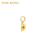 POH KONG 916/22K Gold Auspicious Yuan Bao Pendant