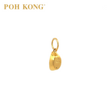 POH KONG 916/22K Gold Auspicious Yuan Bao Pendant