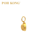 POH KONG 916/22K Gold Auspicious Yuan Bao Pendant