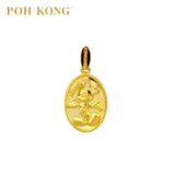 POH KONG 916/22K Gold Disney Dear Mickey Round Pendant