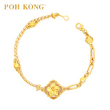 POH KONG 916/22K Yellow Gold Anggun Alamanda Bracelet (2024)