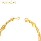 POH KONG 916/22K Yellow Gold Anggun Alamanda Bracelet (2024)