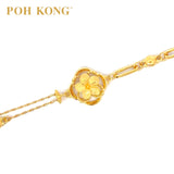 POH KONG 916/22K Yellow Gold Anggun Alamanda Bracelet (2024)