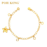 POH KONG 916/22K Yellow Gold Anggun Bunga Molek Bracelet (2012)