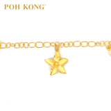 POH KONG 916/22K Yellow Gold Anggun Bunga Molek Bracelet (2012)