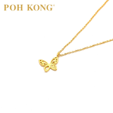 POH KONG 916/22K Yellow Gold Butterfly Chain