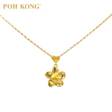 POH KONG 916/22K Yellow Gold Anggun Bunga Alamanda Necklace_ 20C13561412