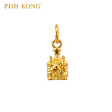 POH KONG 916/22K Yellow Gold Castle Pendant